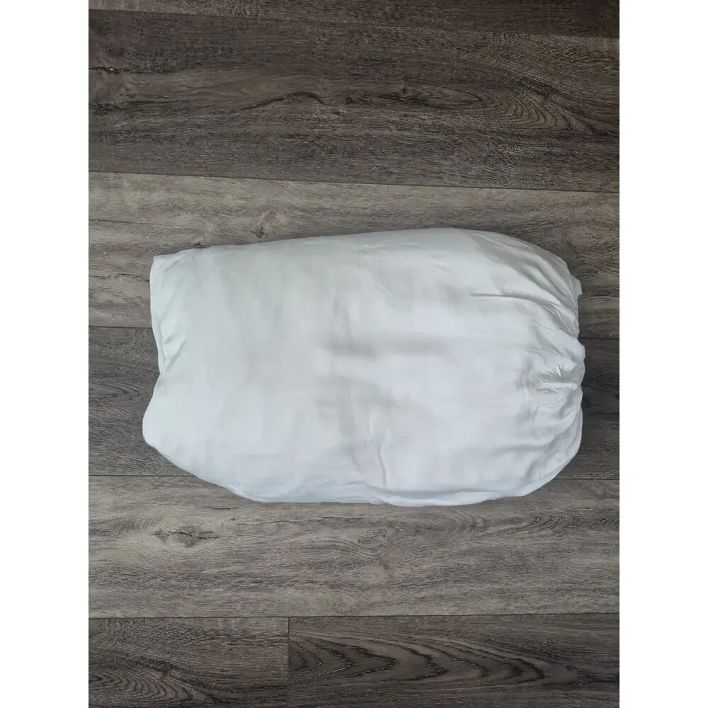 Cozy Earth Viscose Bamboo Sheet Set White King Flat Fitted